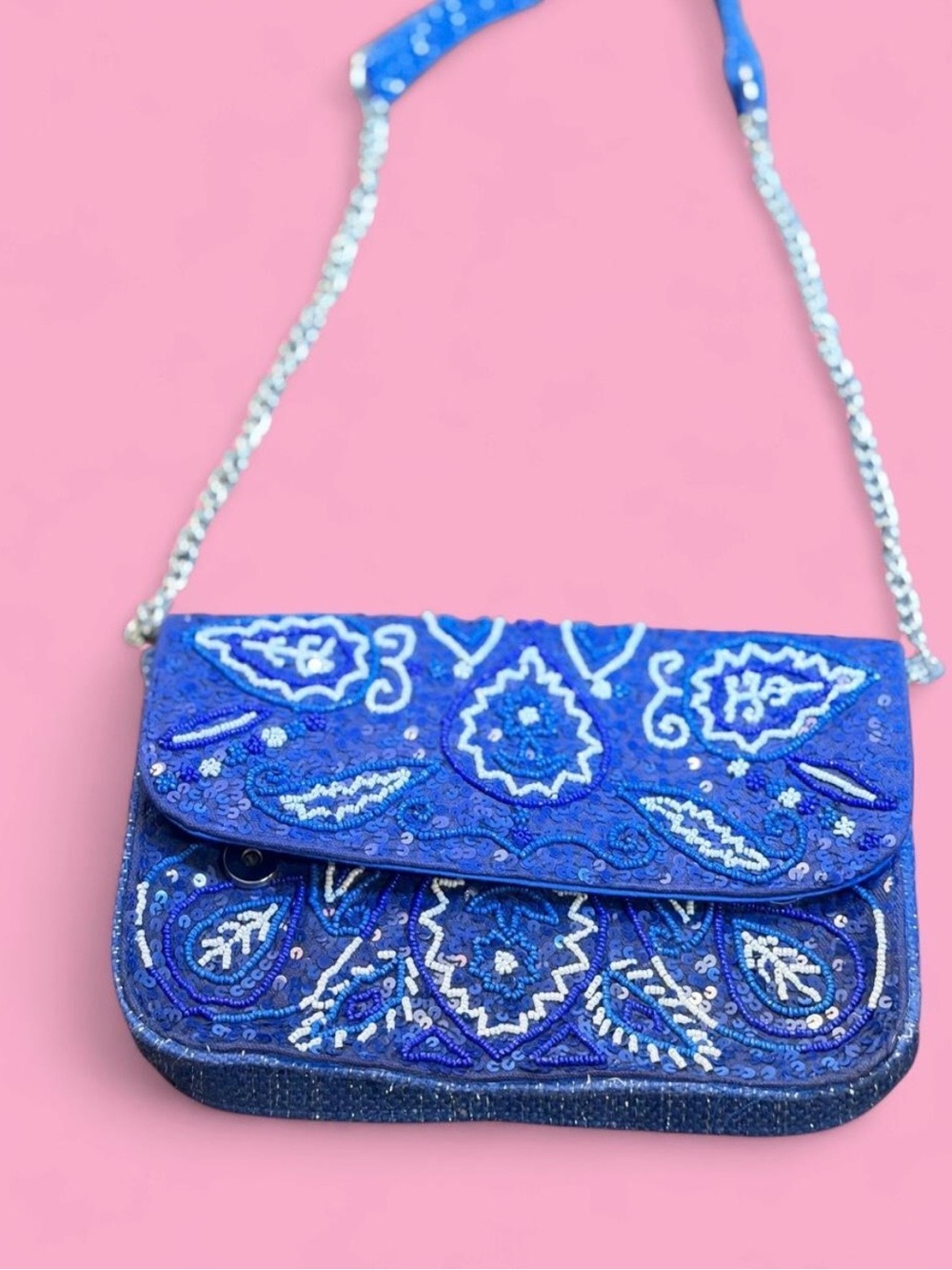 BRAND NEW America & Beyond Beaded Crossbody Bag ✨